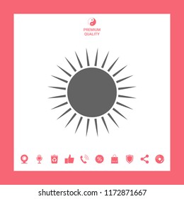 Sun icon symbol
