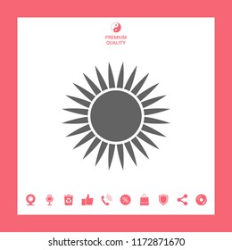 Sun icon symbol