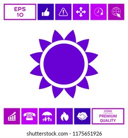 Sun icon symbol