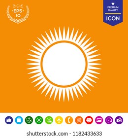 Sun icon symbol