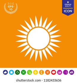 Sun icon symbol