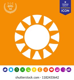 Sun icon symbol