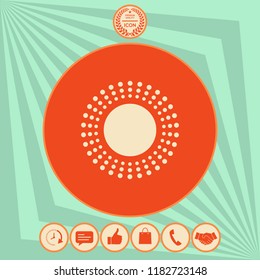 Sun icon symbol