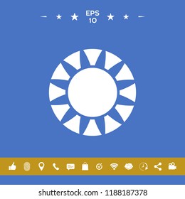 Sun icon symbol
