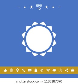 Sun icon symbol