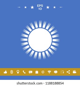 Sun icon symbol