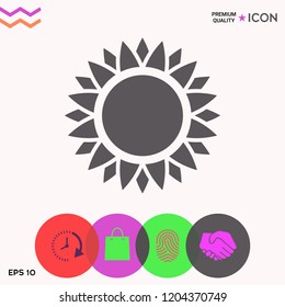 Sun icon symbol