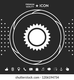 Sun icon symbol