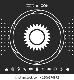 Sun icon symbol