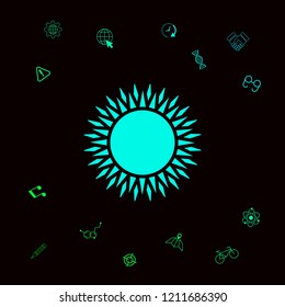 Sun icon symbol
