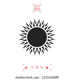 Sun icon symbol