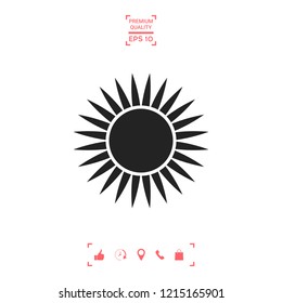 Sun icon symbol