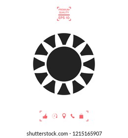 Sun icon symbol