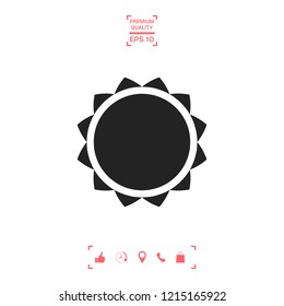 Sun icon symbol