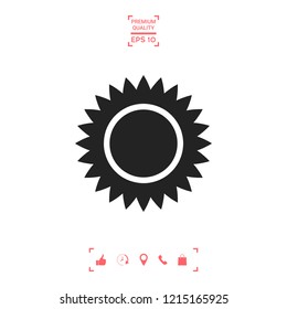 Sun icon symbol