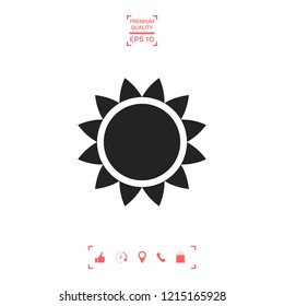 Sun icon symbol