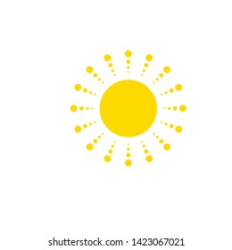 sun icon; sun symbol; sun