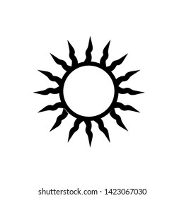 Sun Icon Sun Symbol Sun Stock Vector (Royalty Free) 1423067030 ...