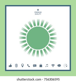 Sun icon symbol