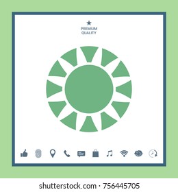 Sun icon symbol