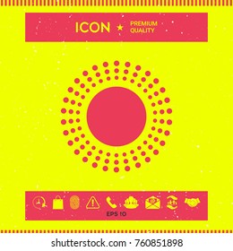 Sun icon symbol