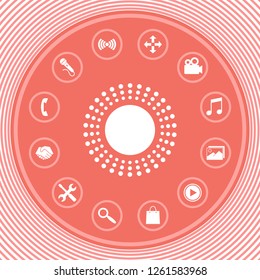 Sun icon symbol. Graphic elements for your design