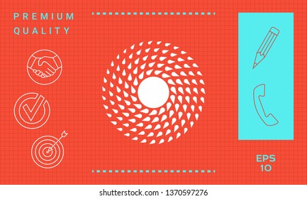 Sun icon symbol. Graphic elements for your design