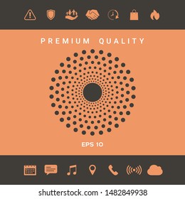 Sun icon symbol. Graphic elements for your design