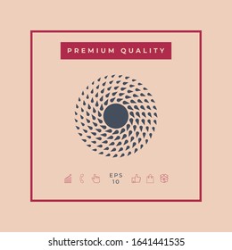 Sun icon symbol. Graphic elements for your design