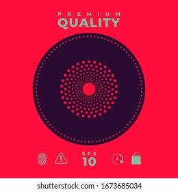 Sun icon symbol. Graphic elements for your design