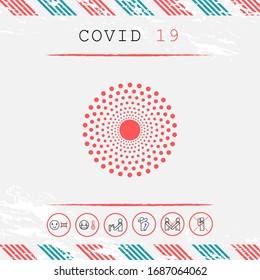 Sun icon symbol. Graphic elements for your design