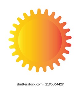 Sun Icon Symbol or Lgo Illustration