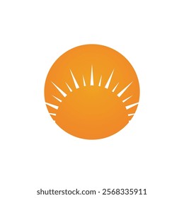 Sun Icon And Symbol Template Illustration