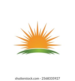 Sun Icon And Symbol Template Illustration