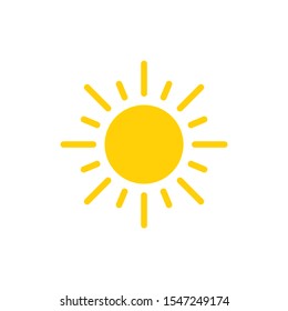 	
sun icon symbol vector design logo flat illustration