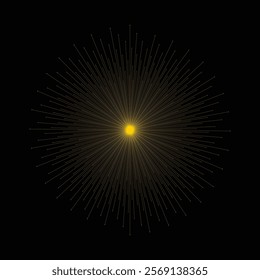Sun icon, symbol. Vector illustration
