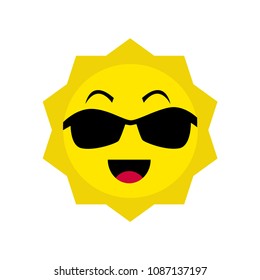 Sun icon. Trendy vector summer symbol for website design, web button, mobile app.