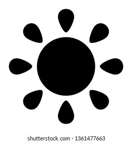 Sun icon. Trendy vector summer symbol for website design, web button, mobile app. - Vector