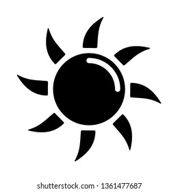 Sun icon. Trendy vector summer symbol for website design, web button, mobile app. - Vector