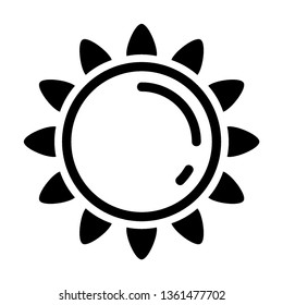 Sun icon. Trendy vector summer symbol for website design, web button, mobile app. - Vector