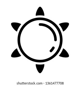 Sun icon. Trendy vector summer symbol for website design, web button, mobile app. - Vector