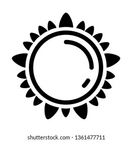Sun icon. Trendy vector summer symbol for website design, web button, mobile app. - Vector