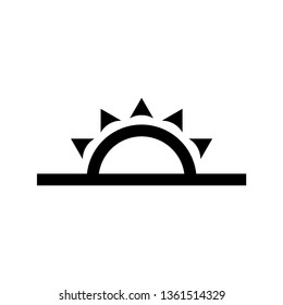 Sun icon. Trendy vector summer symbol for website design, web button, mobile app. - Vector
