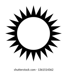 Sun icon. Trendy vector summer symbol for website design, web button, mobile app. - Vector