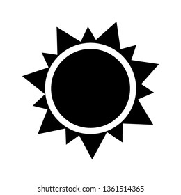 Sun icon. Trendy vector summer symbol for website design, web button, mobile app. - Vector