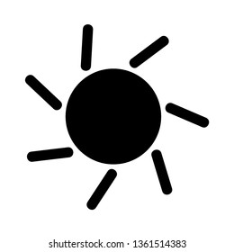 Sun icon. Trendy vector summer symbol for website design, web button, mobile app. - Vector