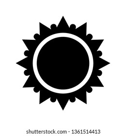 Sun icon. Trendy vector summer symbol for website design, web button, mobile app. - Vector