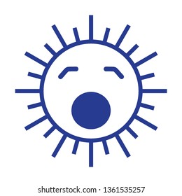 Sun icon. Trendy vector summer symbol for website design, web button, mobile app. - Vector
