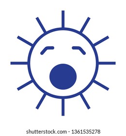 Sun icon. Trendy vector summer symbol for website design, web button, mobile app. - Vector
