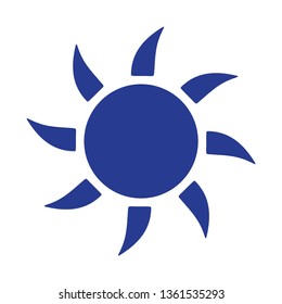 Sun icon. Trendy vector summer symbol for website design, web button, mobile app. - Vector